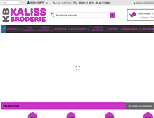 Tablet Screenshot of kaliss-broderie.com
